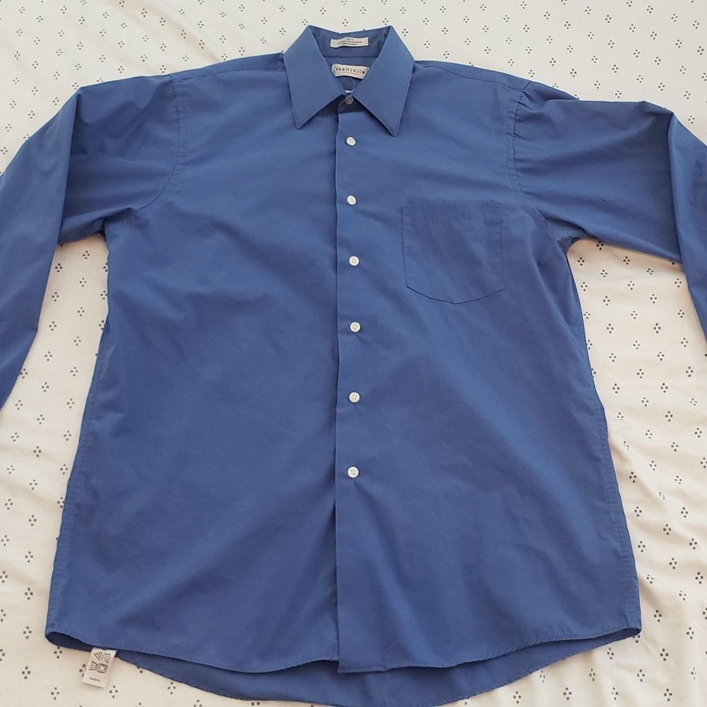 Van Heusen blue dress shirt